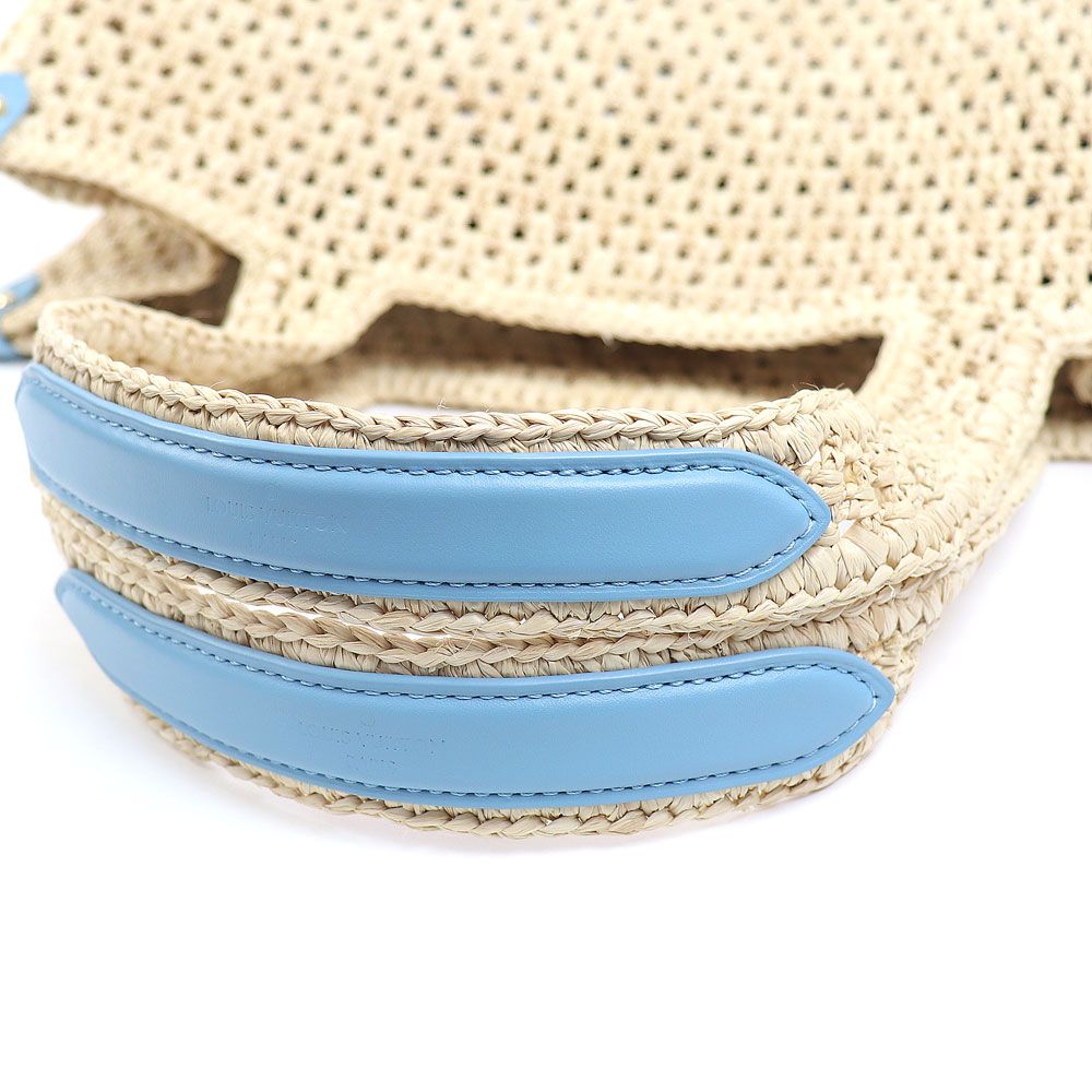 ルイヴィトン LVバイザプール オンザゴーMM 沖縄DFS店限定 ラフィア