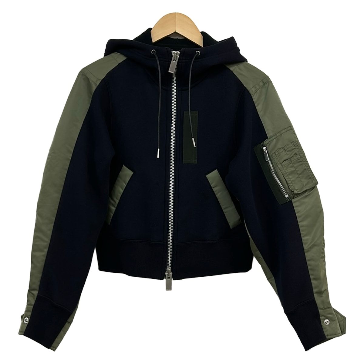 Sacai(サカイ) ブルゾン サイズ1 S レディース美品 - 22-06079 Sacai(サカイ) ブルゾン サイズ1 S レディース美品 - 22-06079