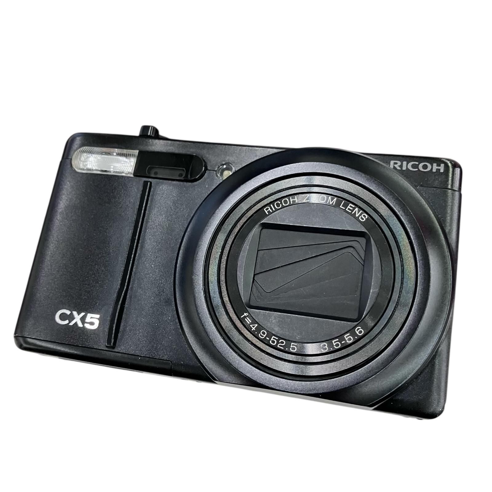 186001 動作未確認 RICOH リコー デジタルカメラ CX5 ブラック - メルカリ