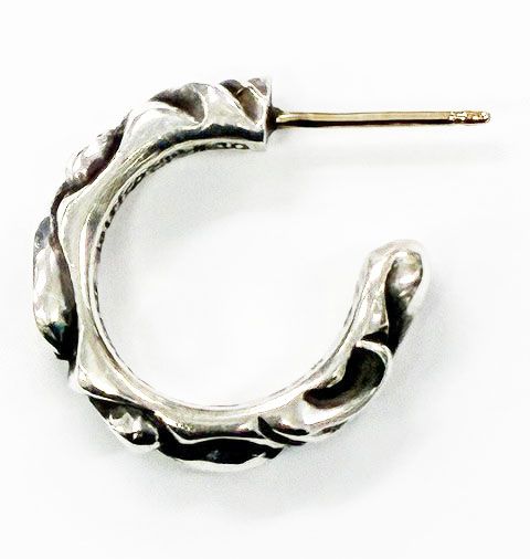 クロムハーツ CHROME HEARTS HOOP SCROOL スクロール フープ ピアス