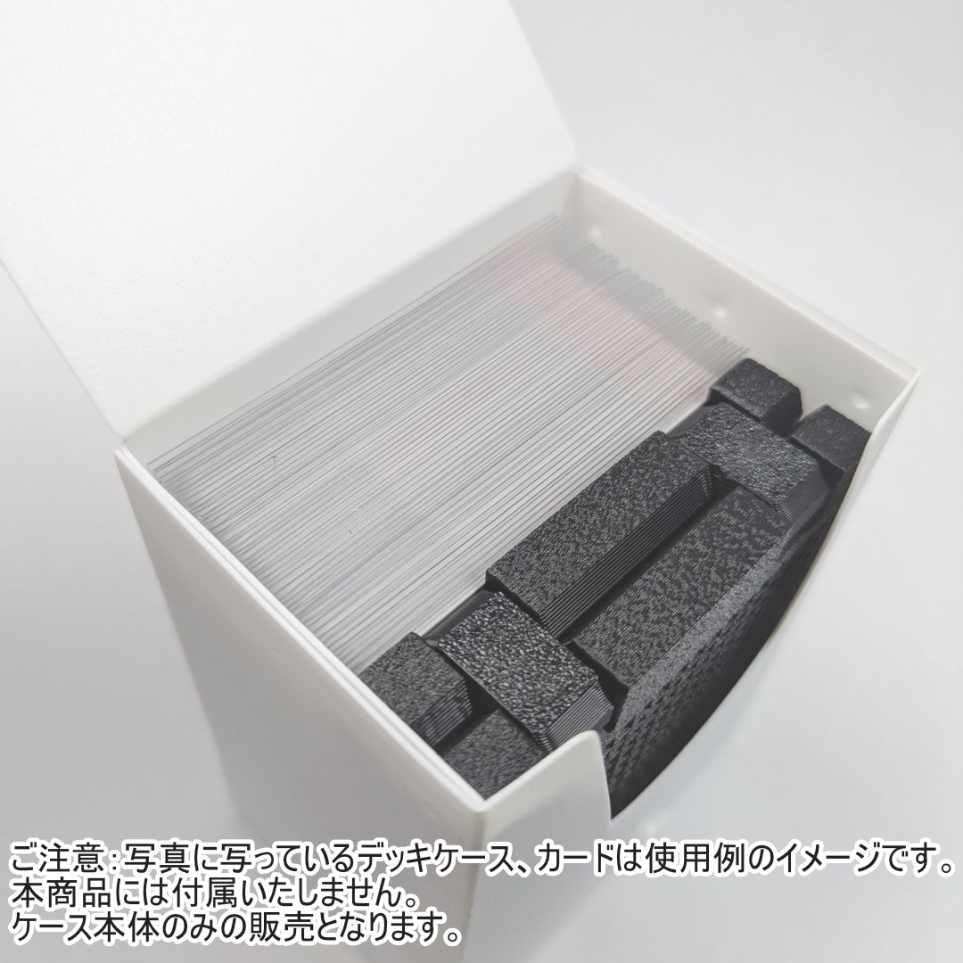 スリーブサイズ ダイスケース2（ブラック） デッキケースにそのまま