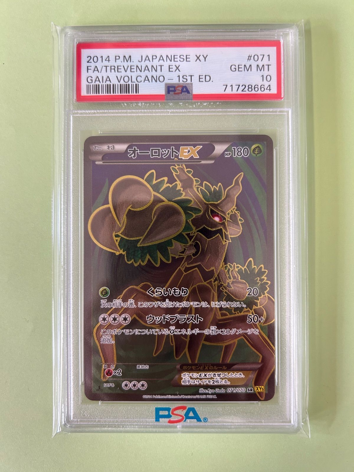 PSA10 / 1ED オーロットEX SR XY5 071/070 2014年 TREVENANT EX XY