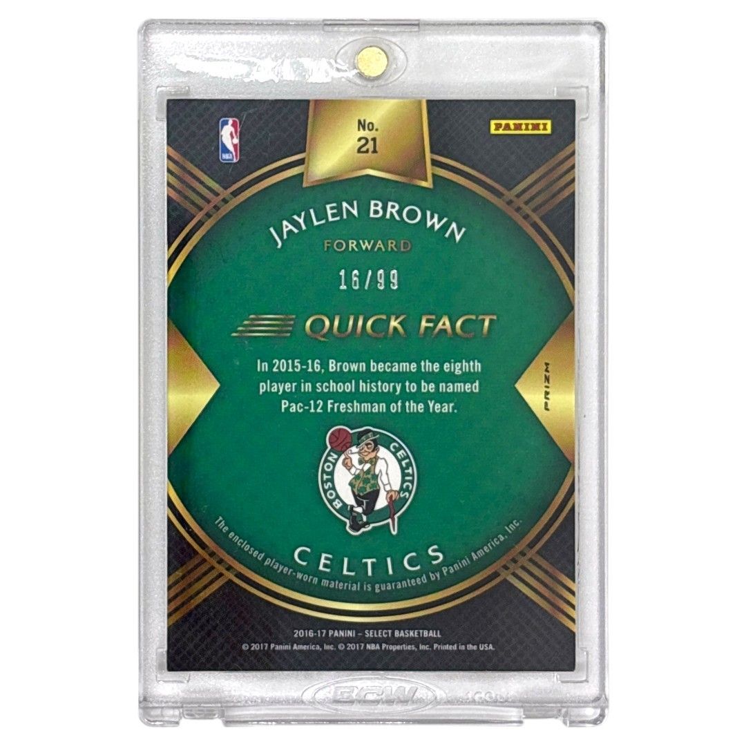 トレーディングカード PANINI NBAカード SELECT PRIZM JAYLEN BROWN