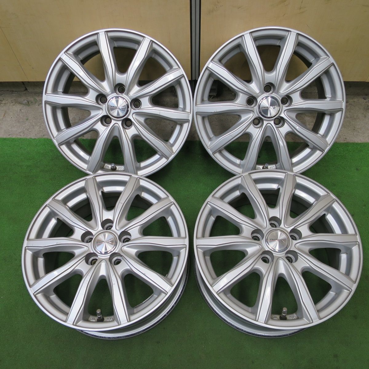 Weds JOKER ICE ウェッズ ジョーカーアイス 社外ホイール 15インチ 4本 6J5HPCD114.3+43 セレナ等　(VHE622) WEDS ウェッズ Joker スプレッド ホイール 4本 6J-15 PCD114.3 5穴 +43