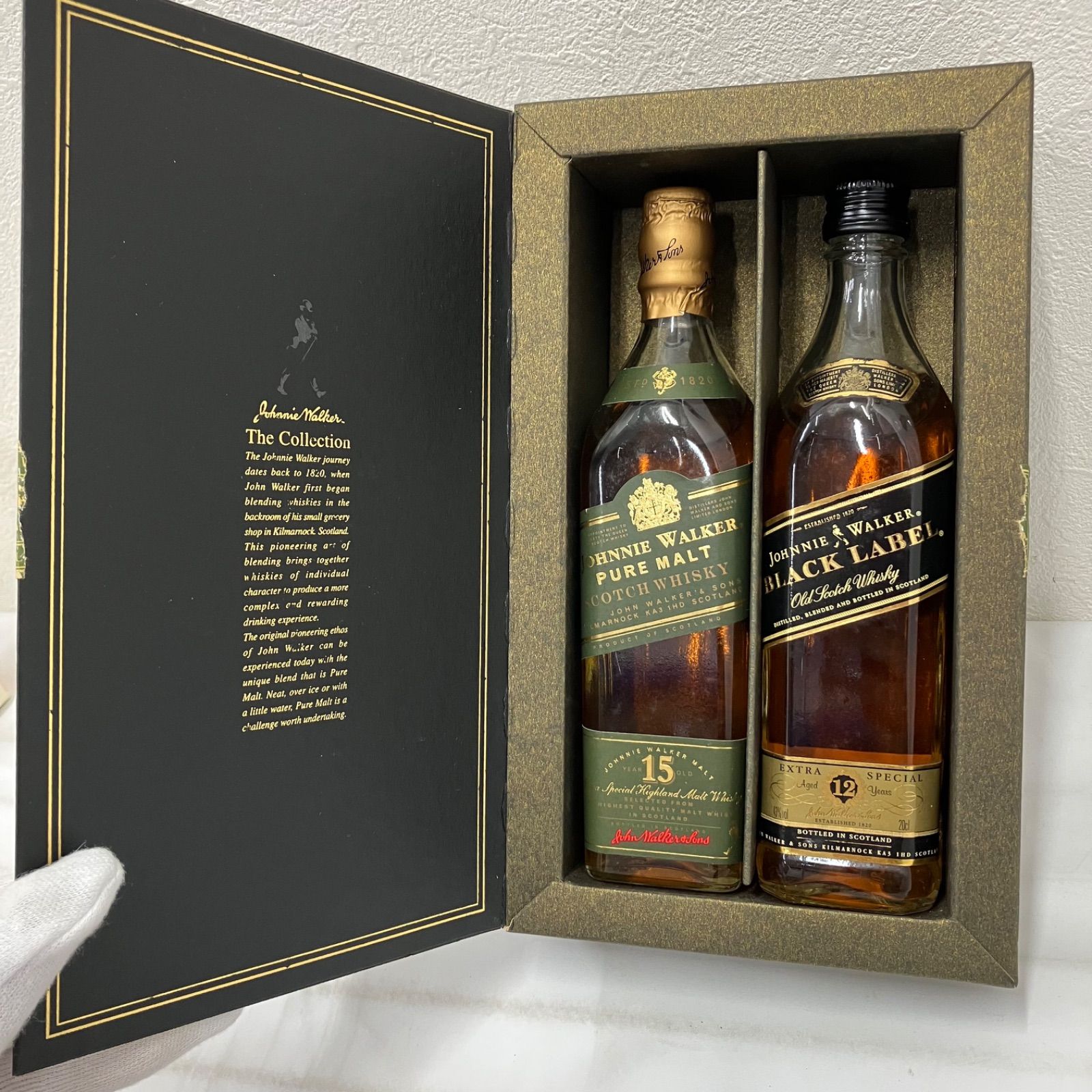 ジョニーウォーカー Johnnie Walker ザ コレクション 200ml 4本セット