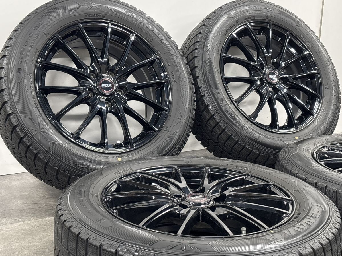 交換用に】DOS 17in 7J +48 PCD114.3 グッドイヤー アイスナビ6 215