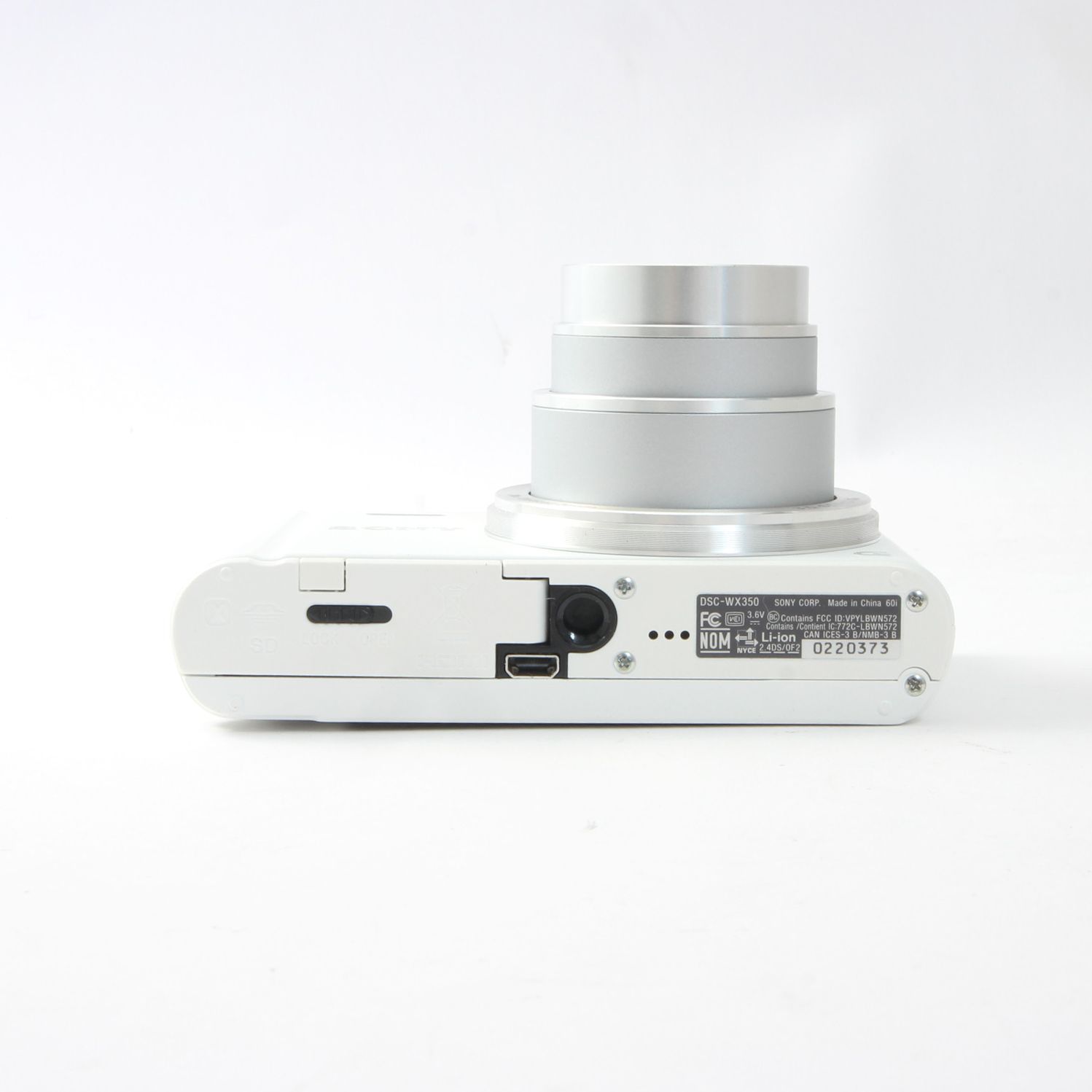 SONY ソニー Cyber-shot DSC-WX350 ホワイト コンパクトデジタルカメラ