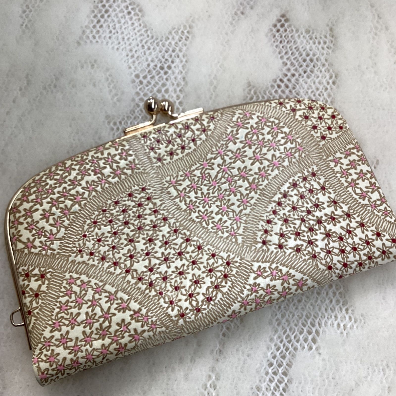 中古・美品】文庫屋大関 がま口コインケース(ピンク) - メルカリ