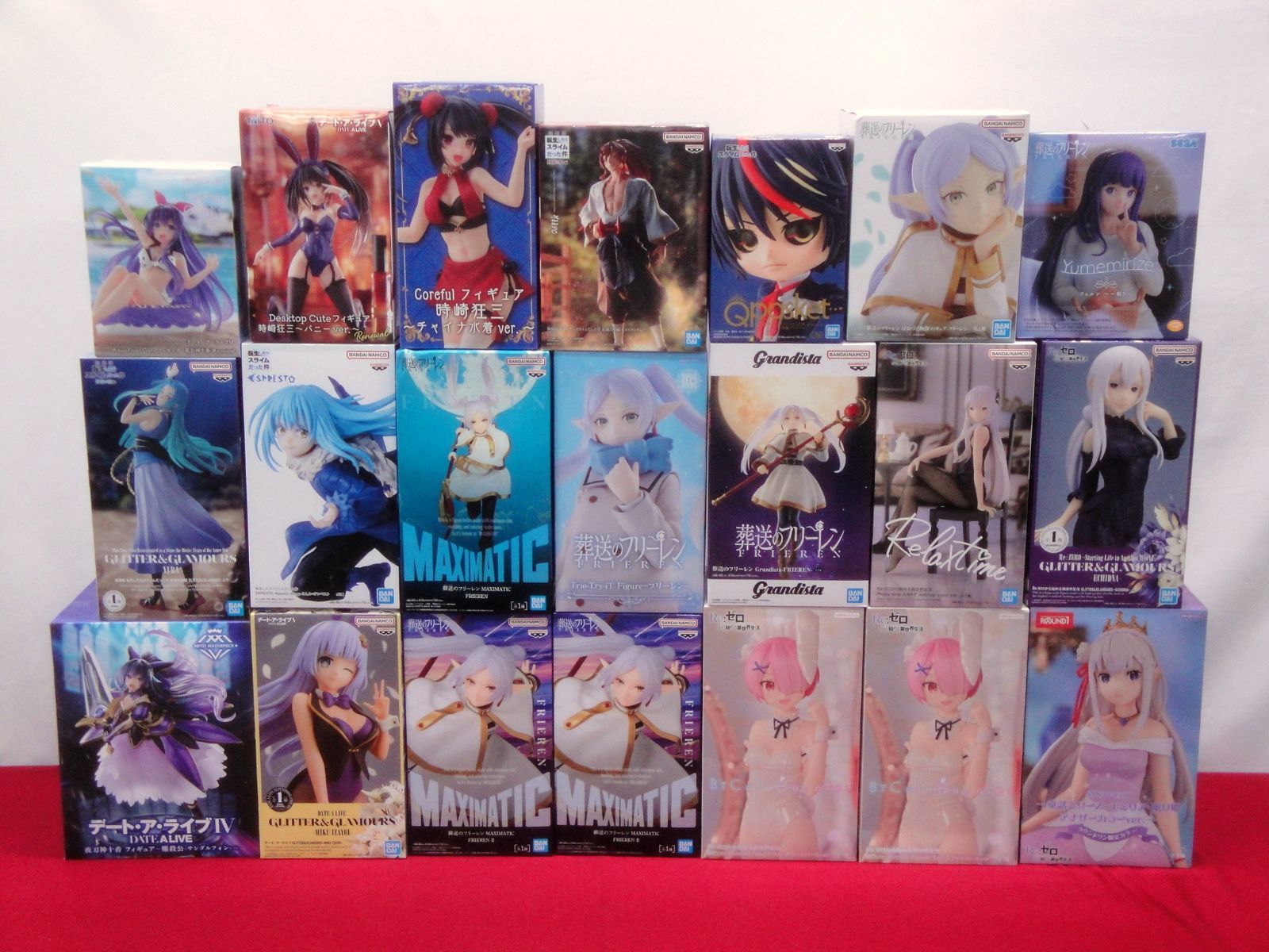 フィギュア　まとめ売り　ウマ娘　葬送のフリーレン　転生したらスライムだった件　他 △【3個口発送】美少女フィギュア まとめ フリーレン 転生したら