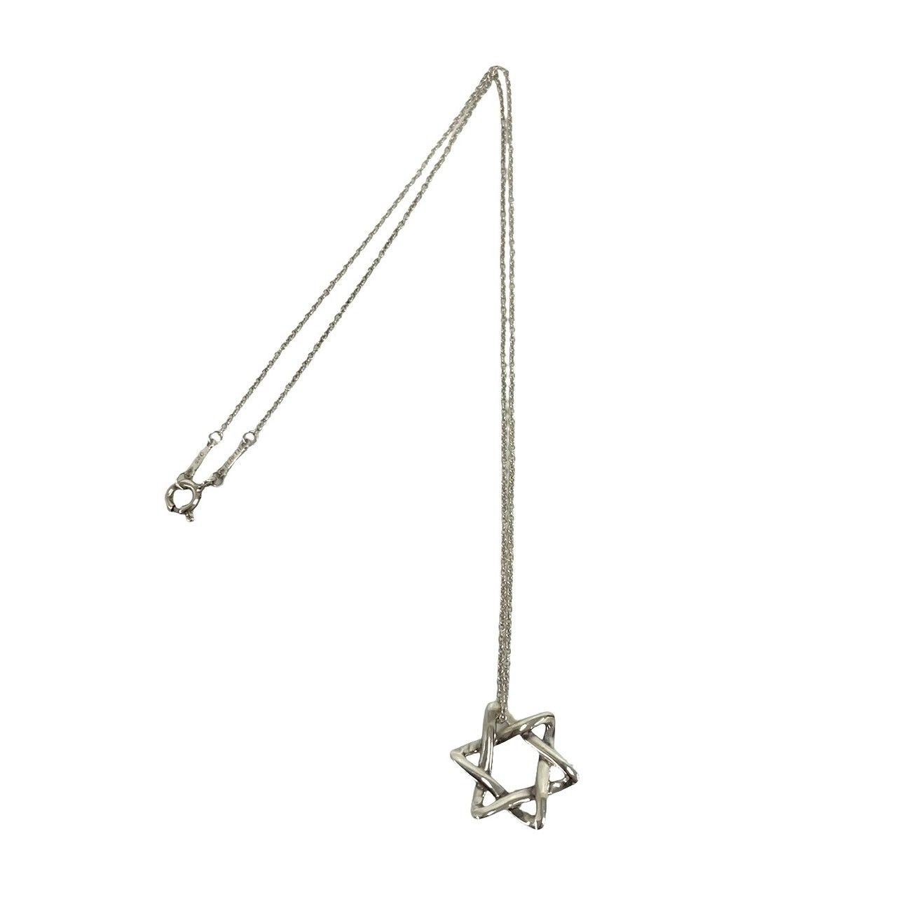 極 美品 TIFFANY&Co. ティファニー スターオブ ダビデ シルバー925 