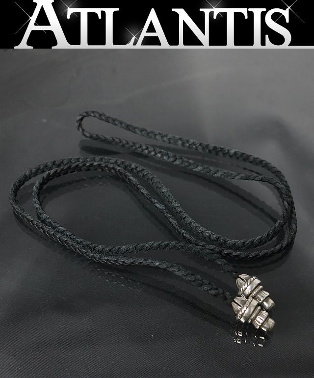 クロムハーツ　ネックレス レザー CHROME HEARTS 銀座店 クロムハーツ レザーブレイド ネックレス