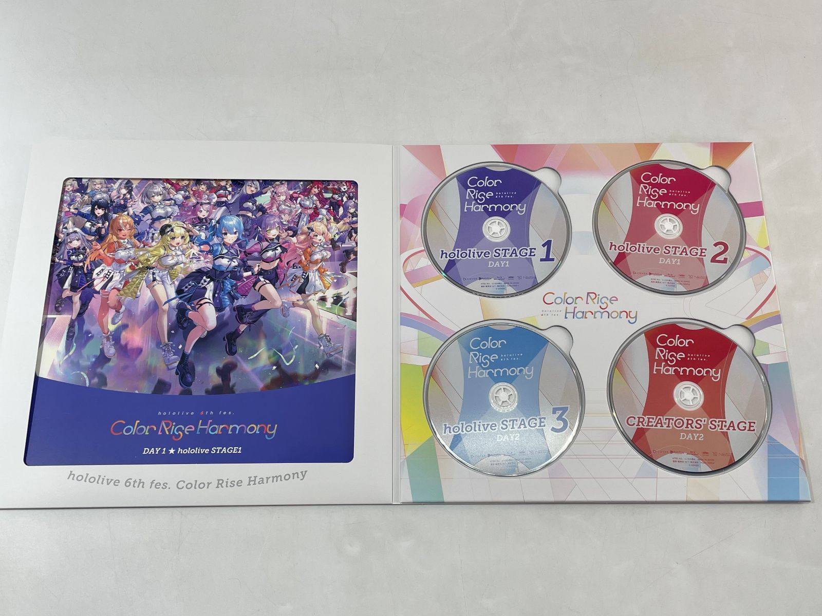ホロライブ 6th Color Rise Harmony Blu-ray ホロライブ hololive 6th fes. Color Rise Harmony Blu-ray 未修正版