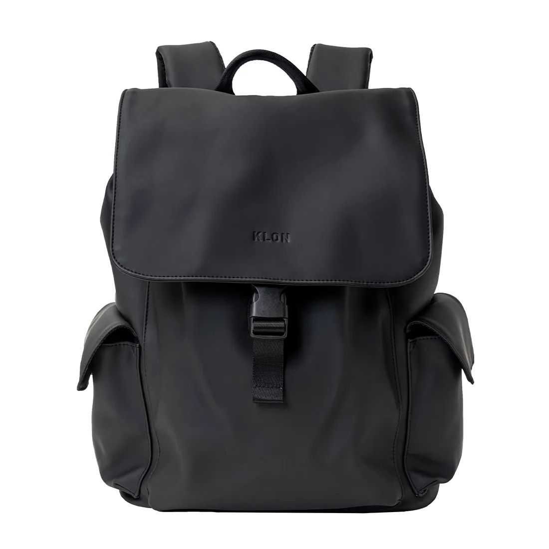 KLON リュック バックパック シンプル ブラック 黒　KLON MATTE COATED RUCK SACK-TRA BLACK
