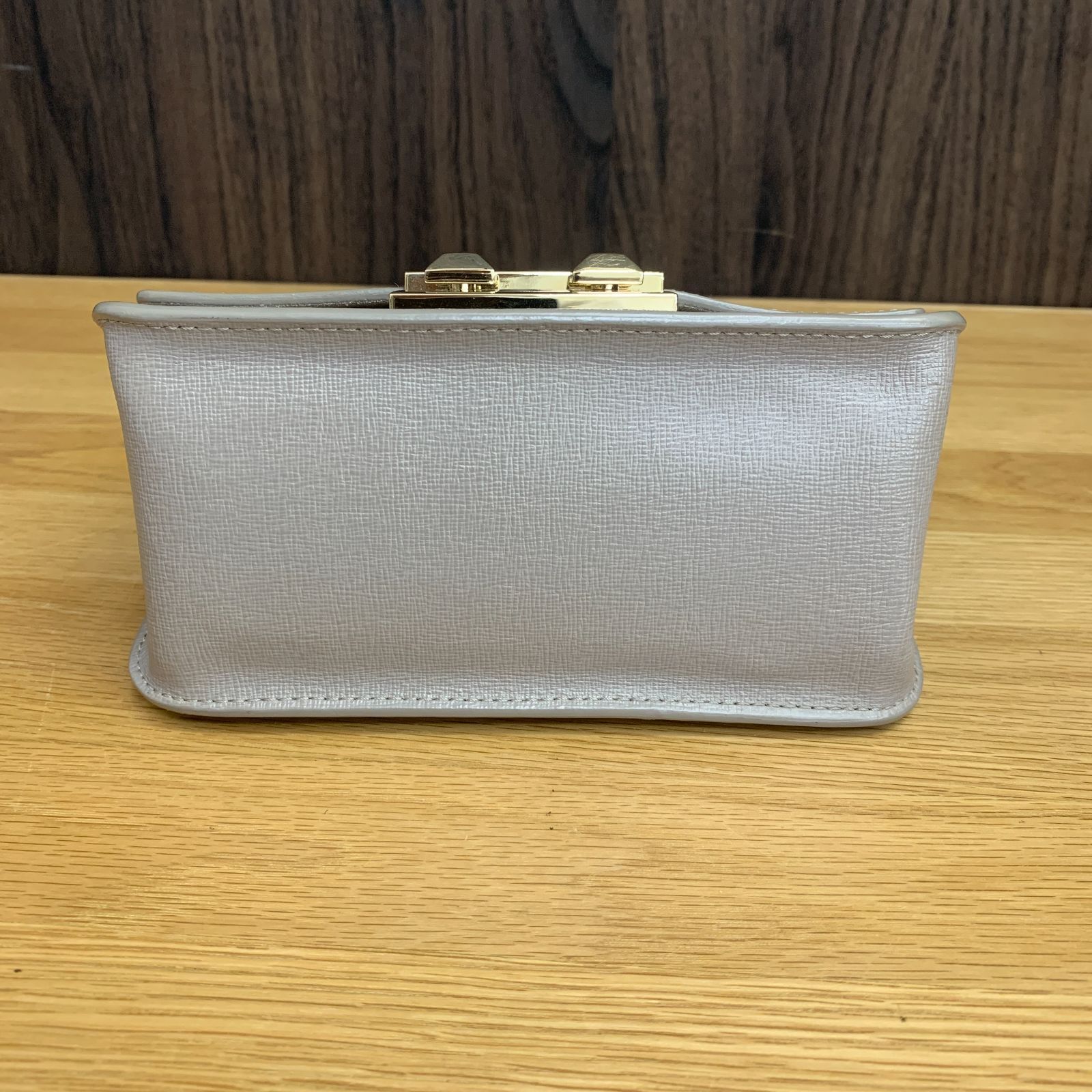 FURLA フルラ メトロポリス チェーン ショルダーバッグ グレー G7597 