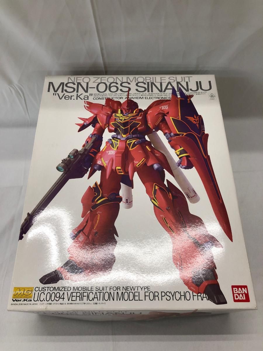 1/100スケール MG ガンダムUC MSN-06S シナンジュVer.Ka チタニウム