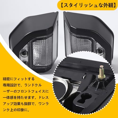 トヨタ ランドクルーザー ウィンカーカバー 70シリーズ 70系 ランクル