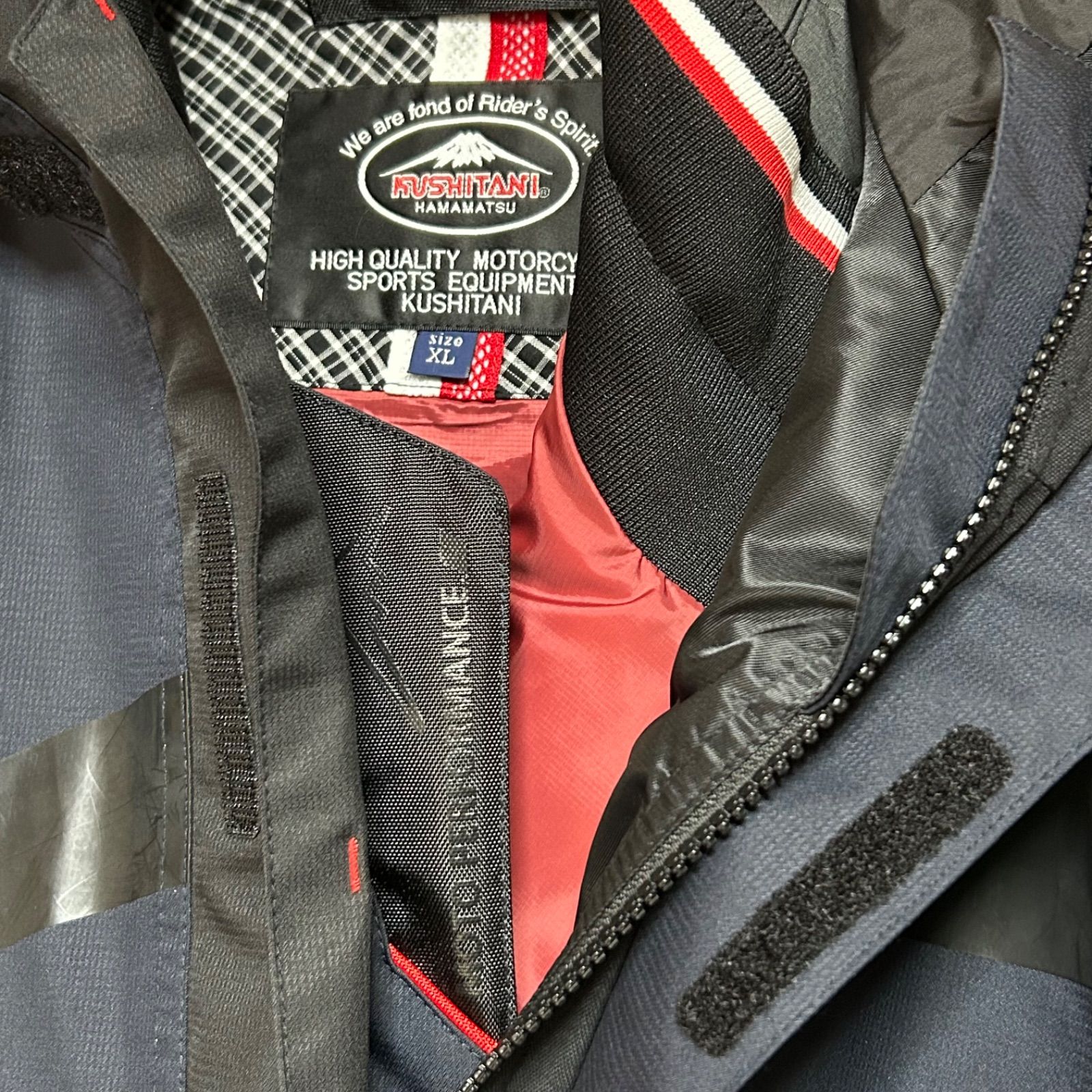クシタニ アロフトフードジャケット XL ネイビー 脱着インナーダウン付 