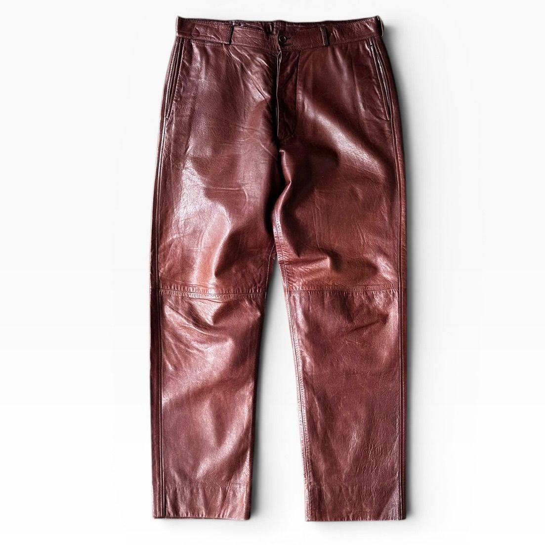 92AW Giorgio Armani Lamb Leather Pants