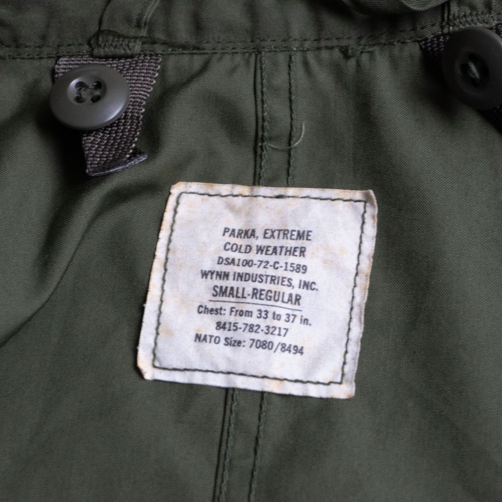 70s】US ARMY【M-65 モッズコート】S フルセット フィッシュテール