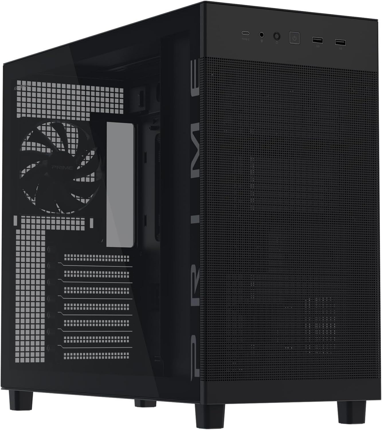 ★ASUS Prime AP303 TG Black 未開封 ATX PCケース B0G6J2RB7S ++923833