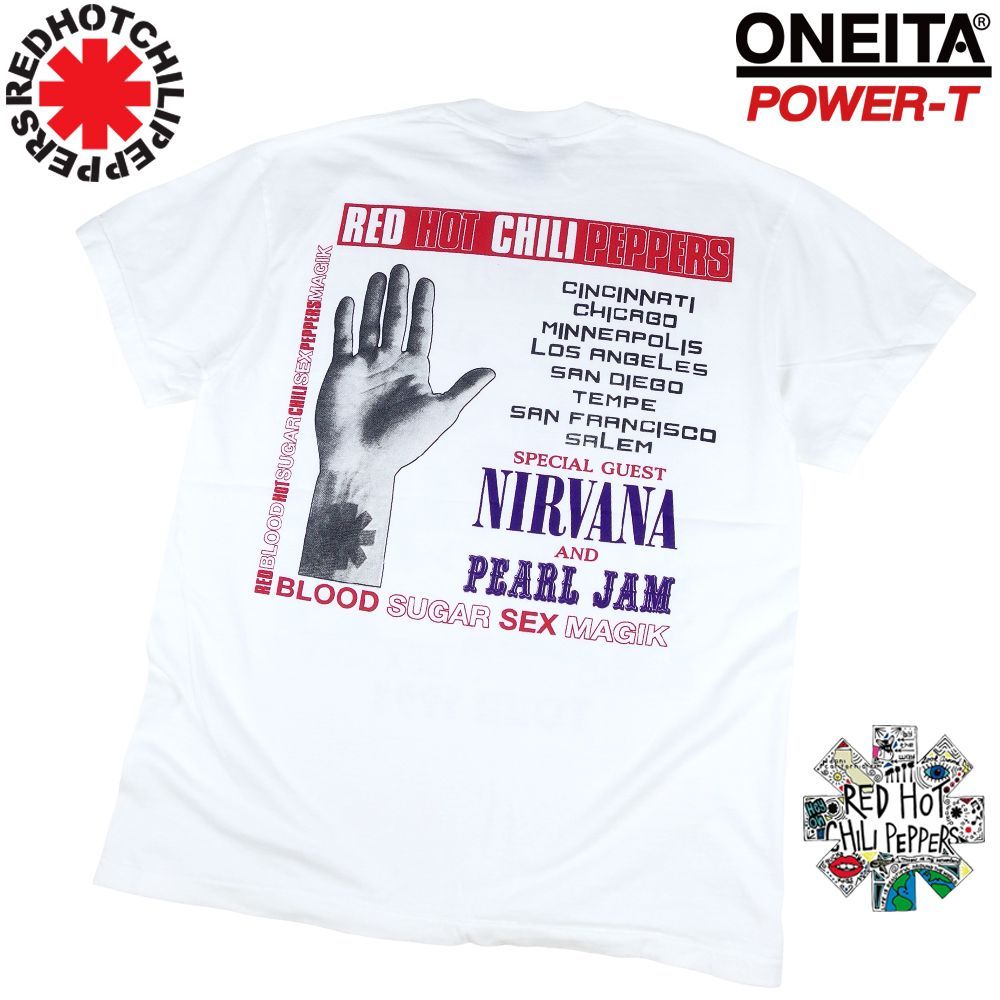 439 RED HOT CHILIPEPPERS レッドホットチリペッパーズ Tシャツ ONEITA 