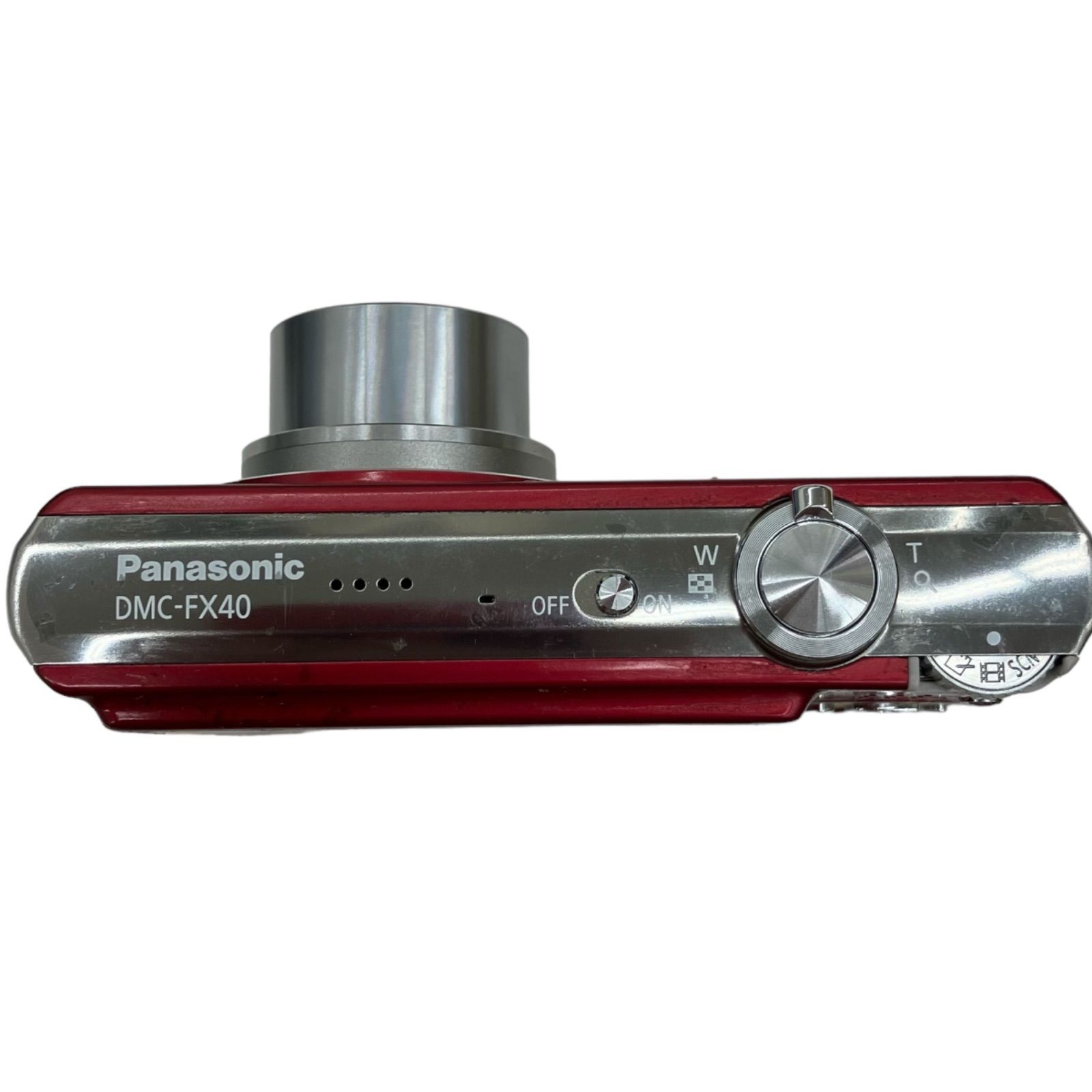 186000 現状品 Panasonic LUMIX DMC-FX40-R ピンク ルミックス カメラ