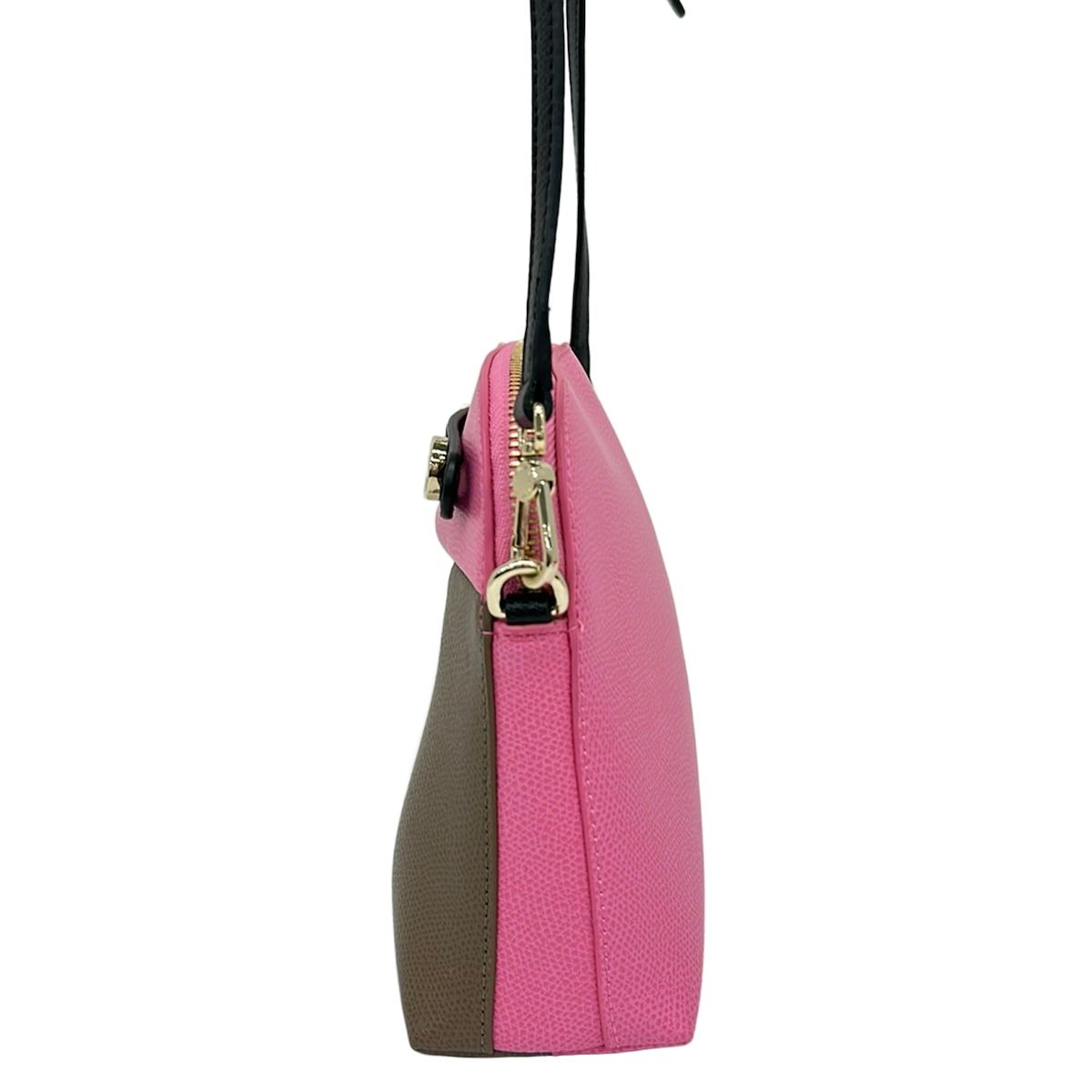 FURLA(フルラ) ショルダーバッグ パイパーミニ ピンク×ダークブラウン 