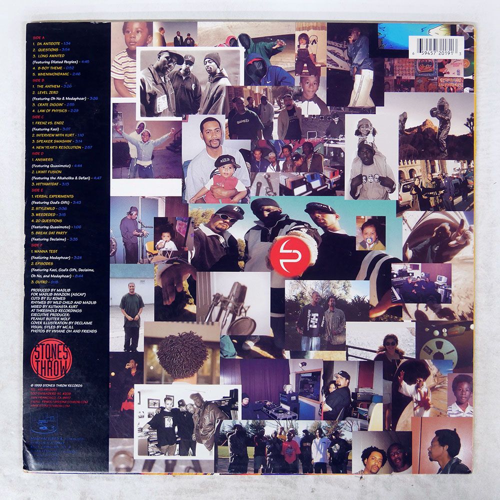 レコード US盤 LOOTPACK/SOUNDPIECES DA ANTIDOTE/STONES THROW STH2019 LP