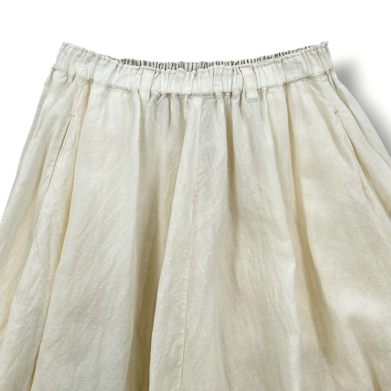 COTTON HOUSE Aya コットンハウスアヤ リネンスカート ペチコート付き