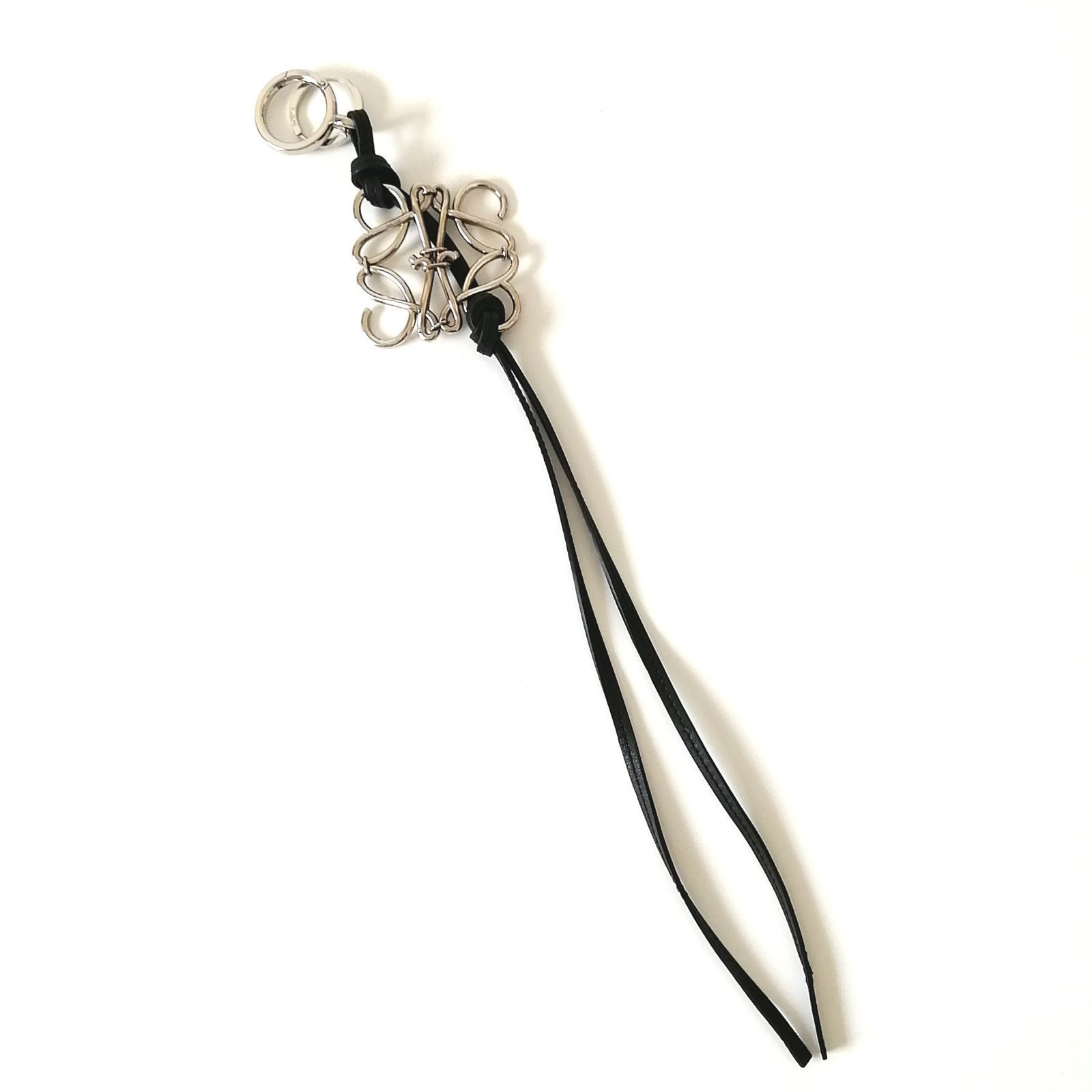 美品 ロエベ LOEWE バッグチャーム キーリング キーホルダー 