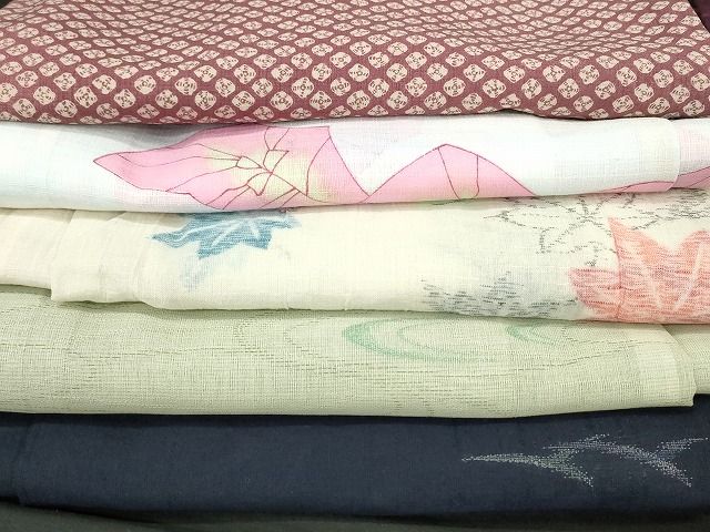 平和屋着物＊夏物　小紋　絽　萩文　洗える着物　AABE4794jd 平和屋着物＊夏物 小紋 縦絽 霞文 洗える着物 AABC1915jd 【公式通販】