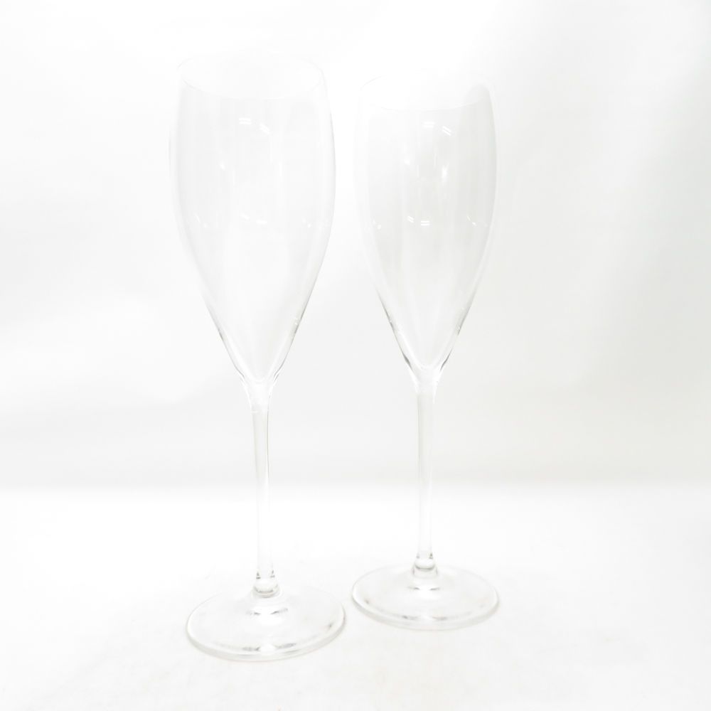 未使用 RIEDEL リーデル ヴィノム ヴィンテージ・シャンパーニュ シャンパングラス 2客 ペア H25cm 6416/28 スパークリングワイン SC10995Z