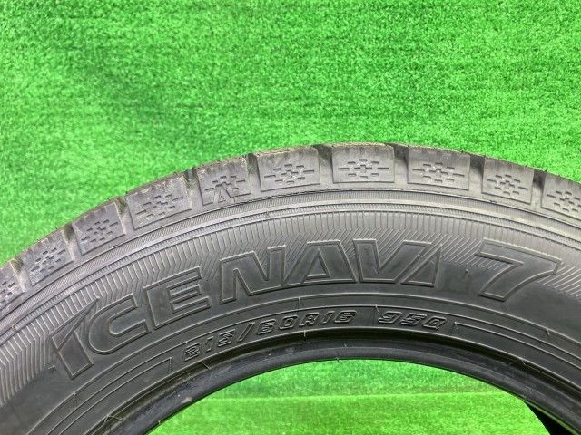 GOODYEAR スタッドレス グッドイヤー アイスナビ7 215/60R16 2本 8ミリ