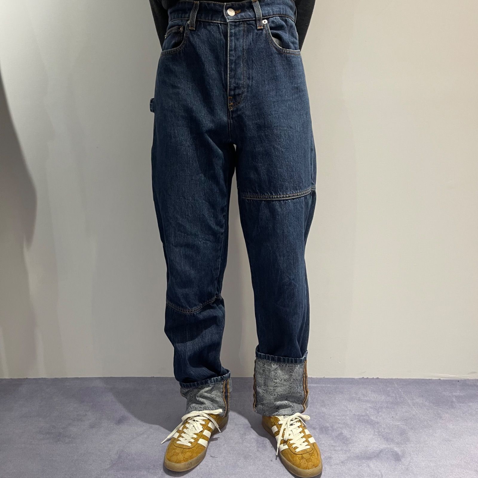 美品】JW Anderson ブーツカットデニム インディゴ ジェーダブル 