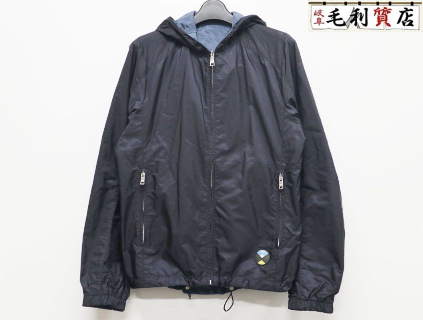 プラダ PRADA SGN525 S181 リバーシブル ウインドブレーカー サイズ44