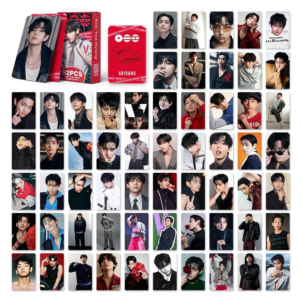 V】ARIRANG ロモカード＆ミニミニシール☆92PCS☆BTS・防弾少年団