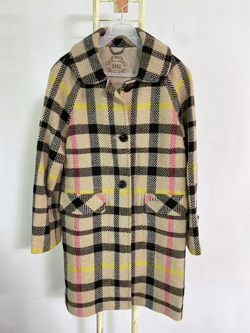 モンヴィンテージ(165/15Y) DAKSジュニア CHECK ウールコート