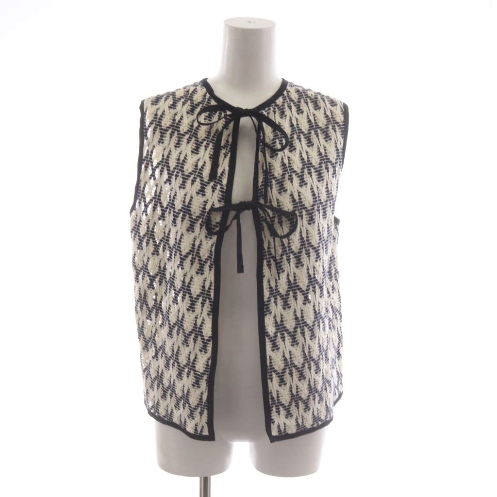 TOMORROWLAND ¥15120 ニットベスト ノースリーブ TOMORROWLAND tricot ラムウール クルーネック