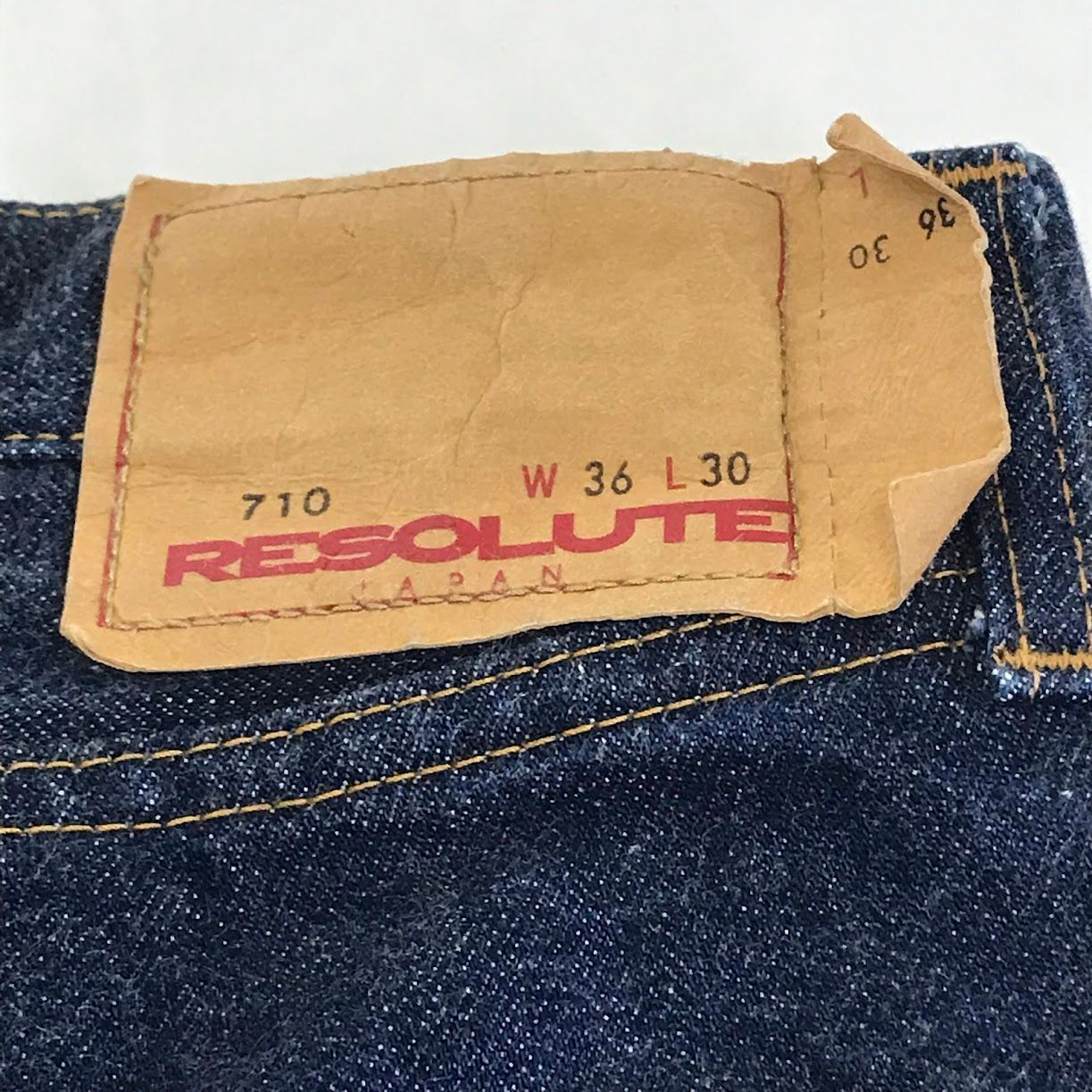 倉吉店】 中古 RESOLUTE | リゾルト デニムパンツ 710 インディゴ