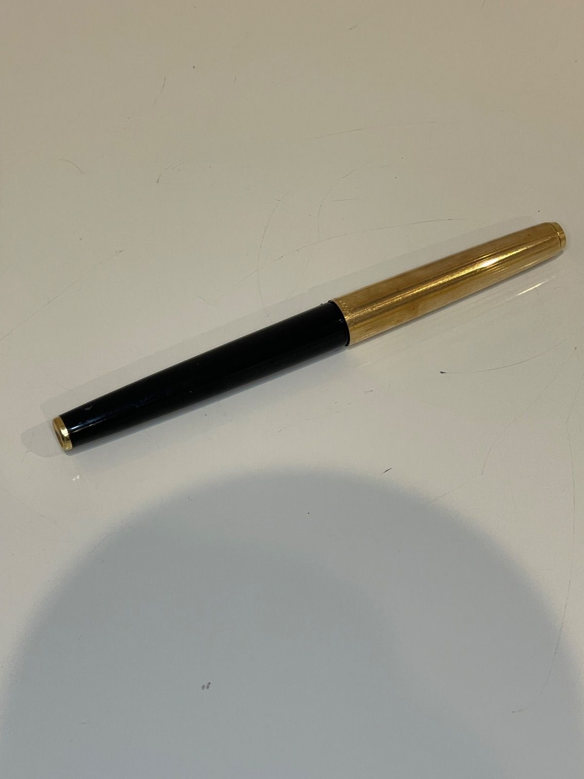Pelican Fountain Pen Rolled Gold 18C 750 Engraved K468