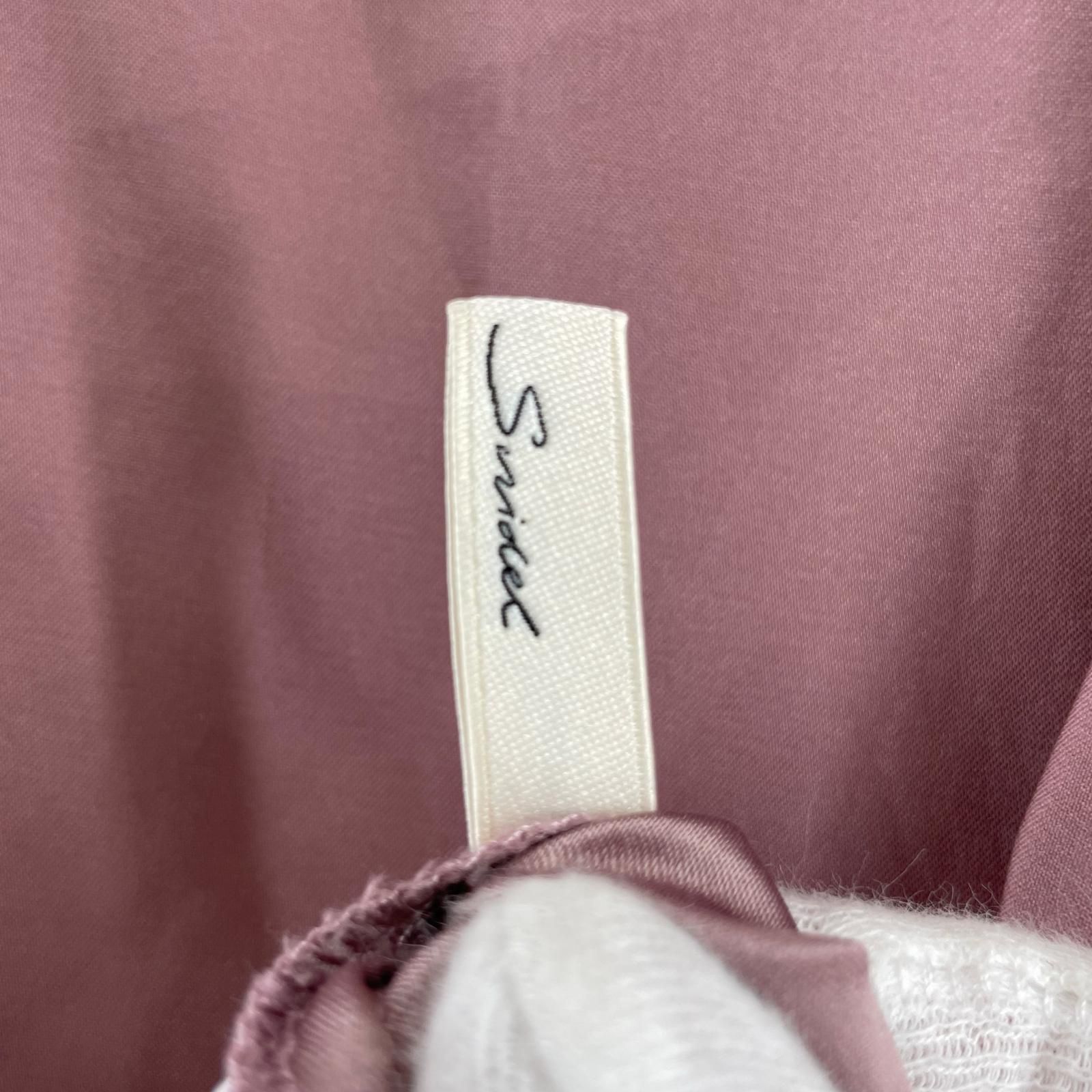 美品 snidel スナイデル 無地 春夏 SS ワンピース ポリエステル ピンク 