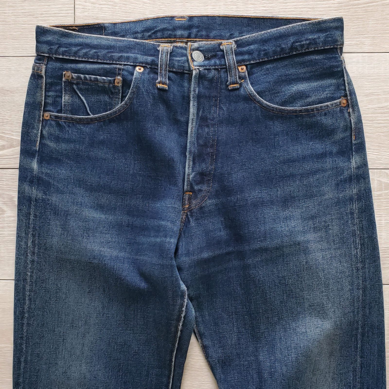 DENIME□色落ち良好 旧ドゥニーム オリゾンティ期 日本製 セルヴィッチ 