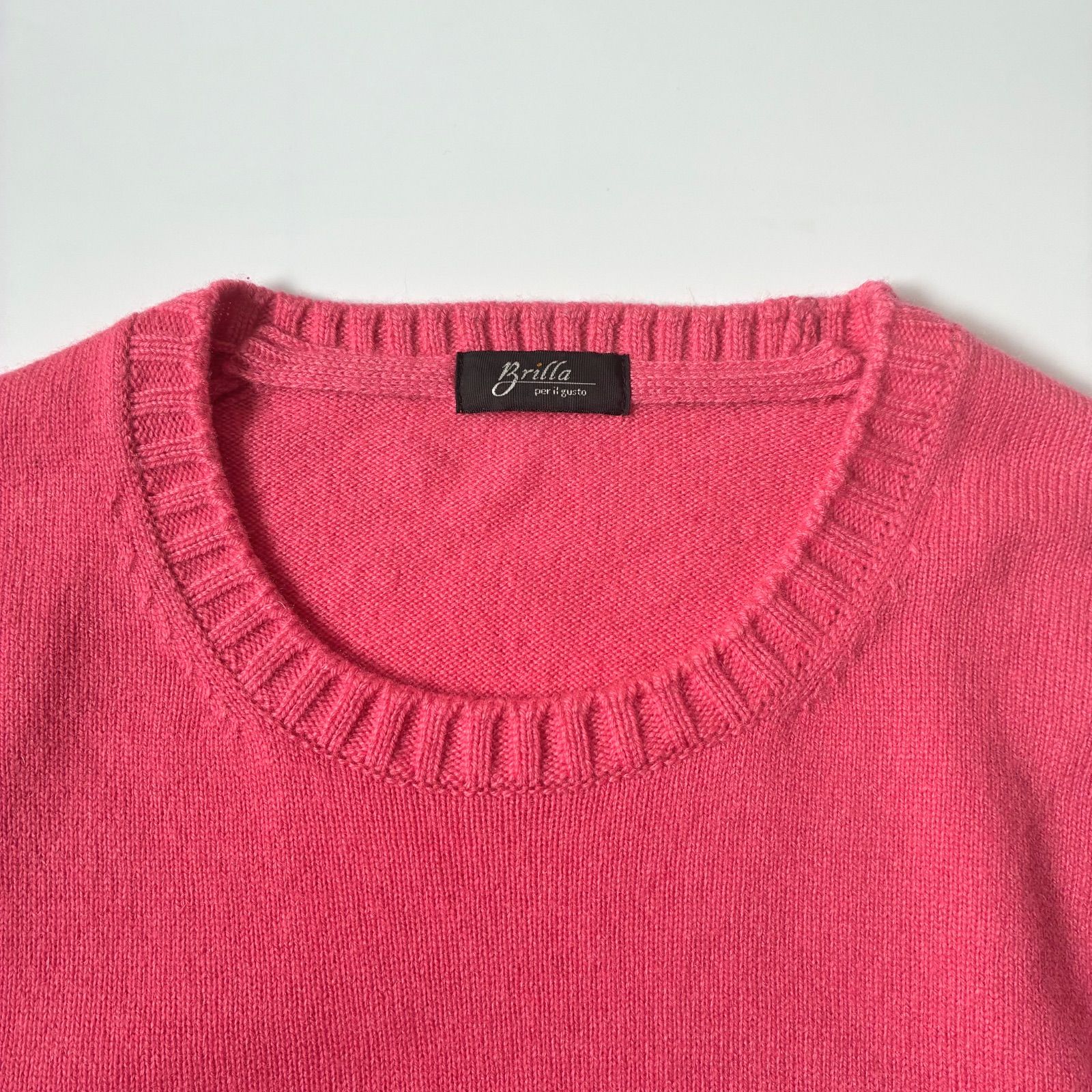 BRILLA per il gusto / カシミヤ100% クルーネックニット-販売 限定