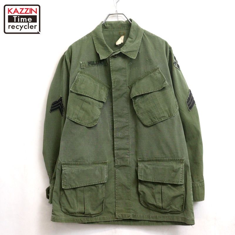 60s USA製 vintage U.S.ARMY 4th リップストップ ジャングル