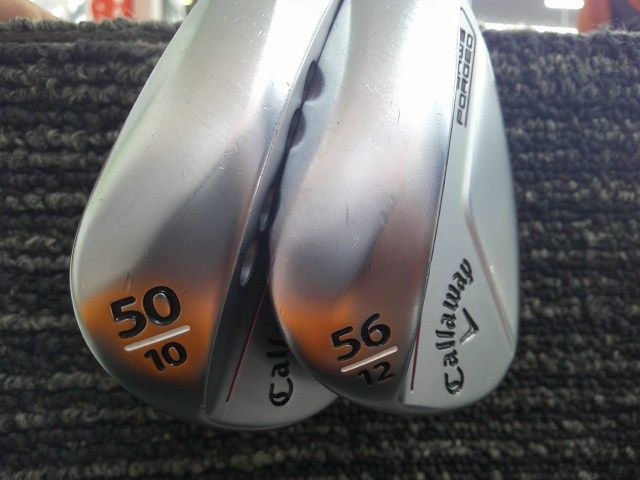 中古 ウェッジ キャロウェイ JAWS FORGED 2023 Chrome 50.56 2本セット
