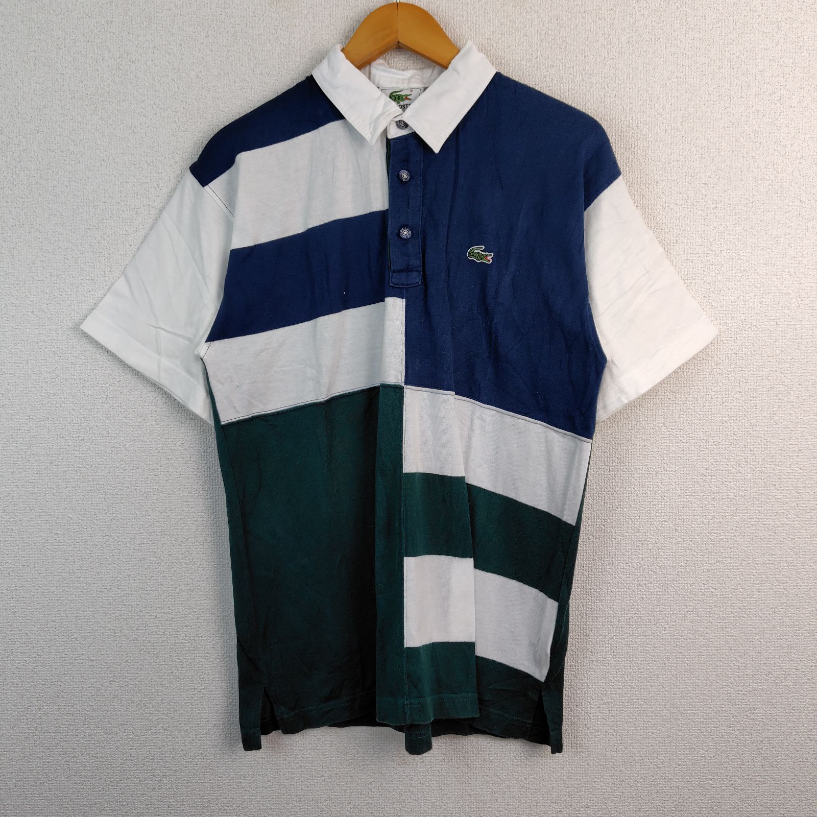 ラコステ ネイビー ポロシャツ F ビームスF LACOSTE PARIS ポロシャツ