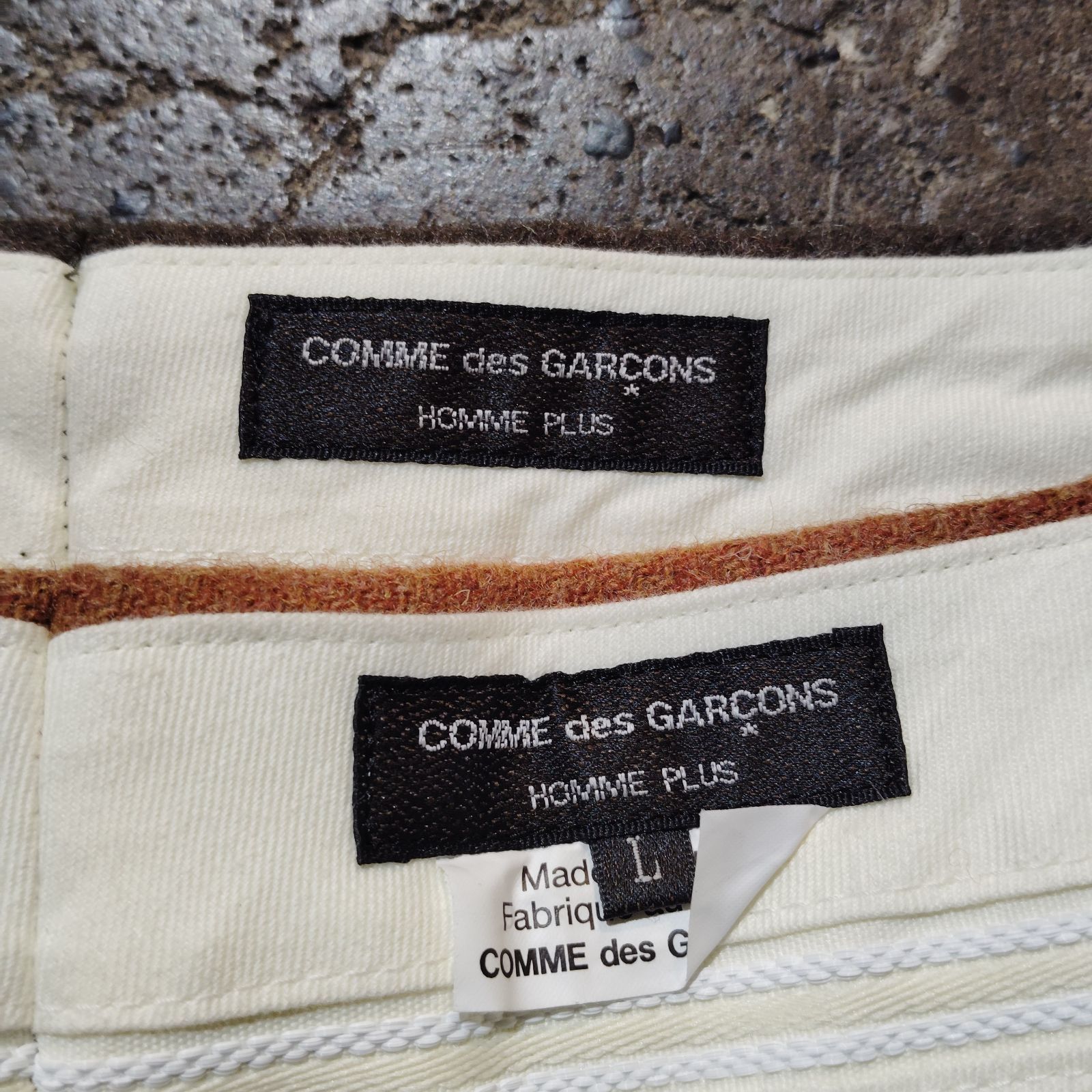 COMME des GARCONS HOMME PLUS 25aw ドッキングレイヤードショーツ