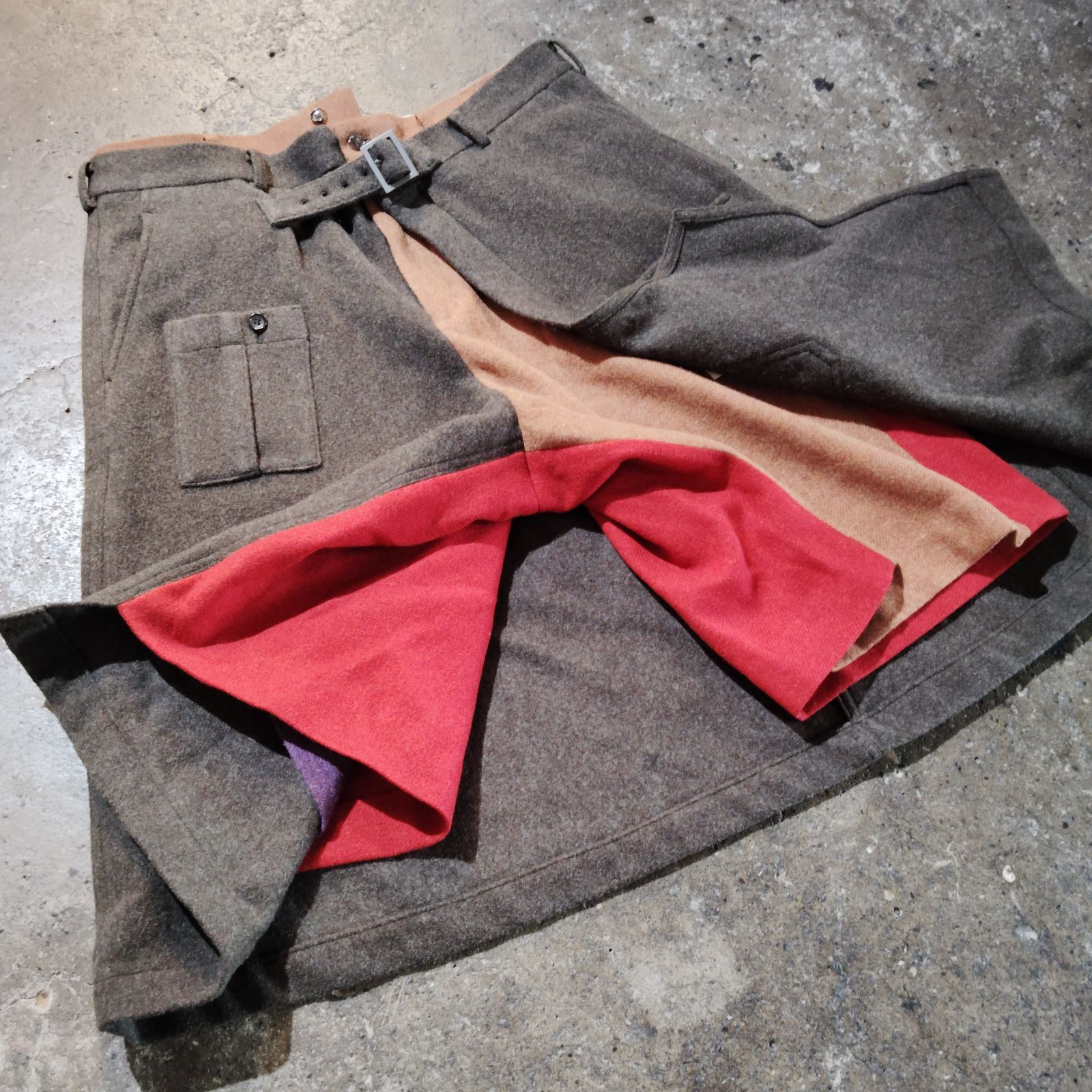 COMME des GARCONS HOMME PLUS 25aw ドッキングレイヤードショーツ 
