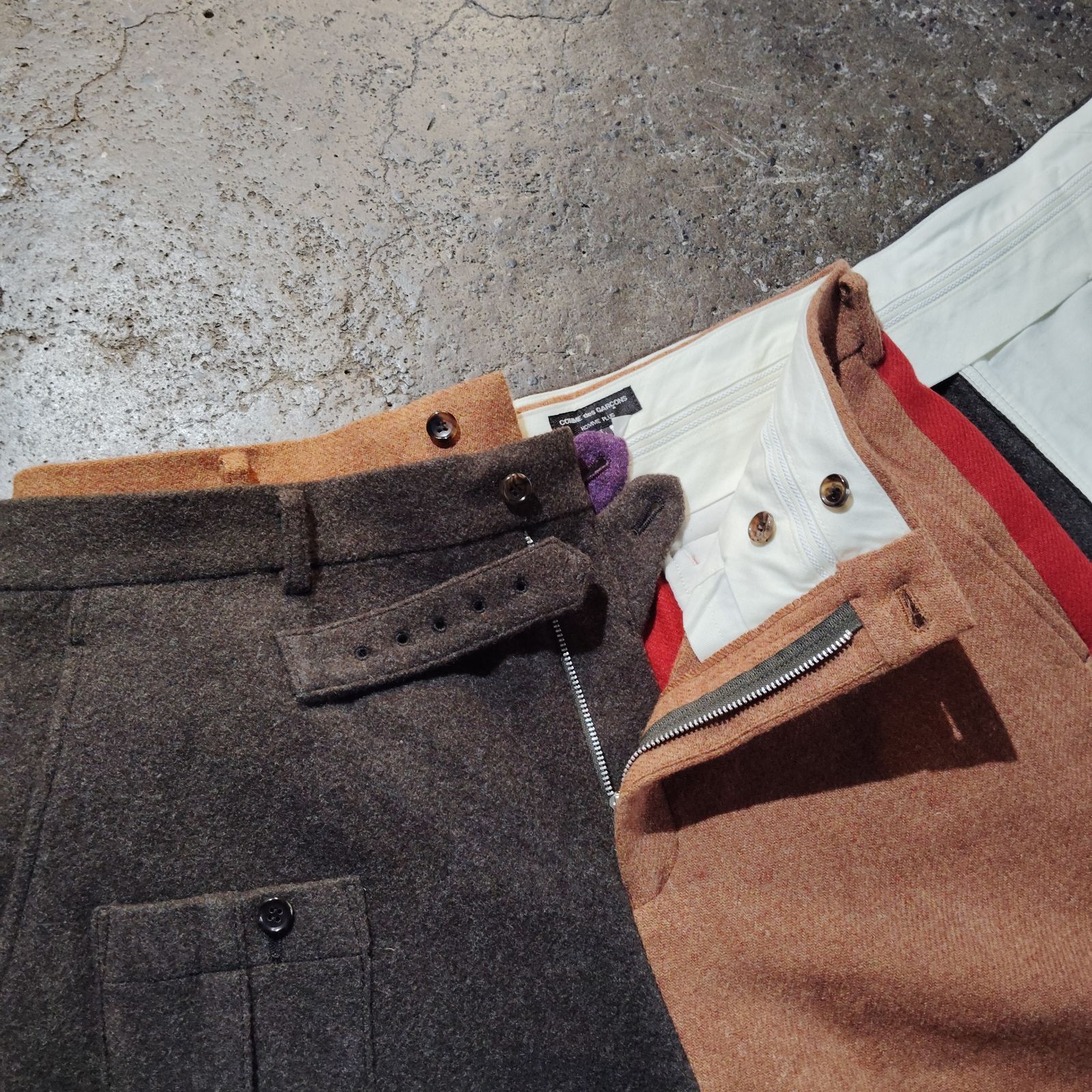 COMME des GARCONS HOMME PLUS 25aw ドッキングレイヤードショーツ 