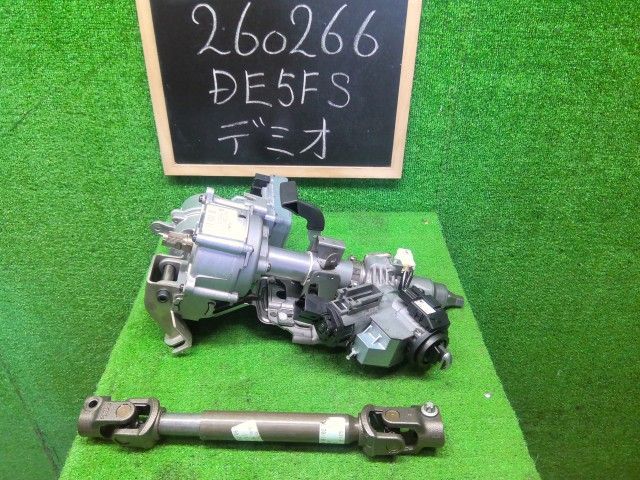 【中古】デミオ DBA-DE5FS ステアリングコラム D6513210X 自社品番260266 34K